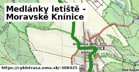 Medlánky letiště - Moravské Knínice