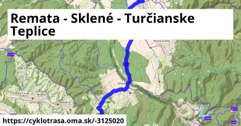 Remata - Sklené - Turčianske Teplice