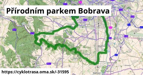 Přírodním parkem Bobrava