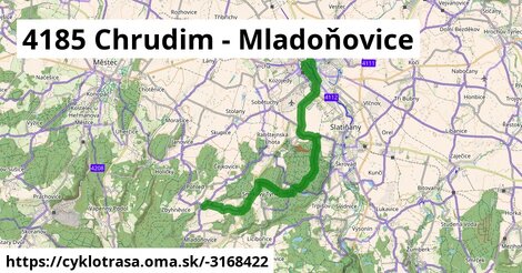4185 Chrudim - Mladoňovice