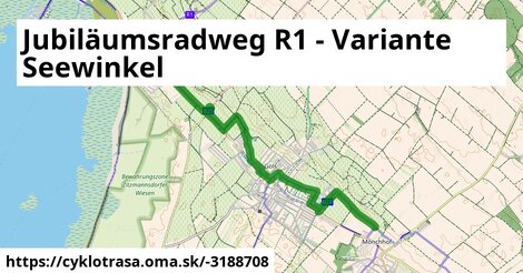 Jubiläumsradweg R1 - Variante Seewinkel