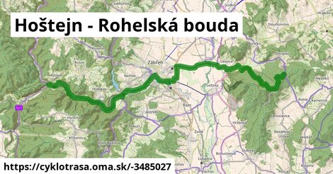 Hoštejn - Rohelská bouda