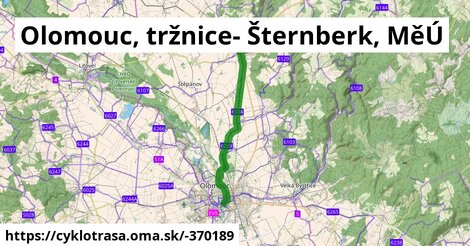 Olomouc, tržnice- Šternberk, MěÚ