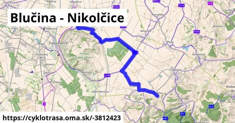 Blučina - Nikolčice