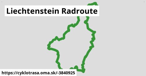 Liechtenstein Radroute