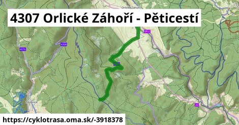 4307 Orlické Záhoří - Pěticestí