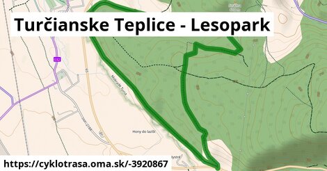 Turčianske Teplice - Lesopark