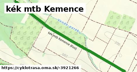 kék mtb Kemence