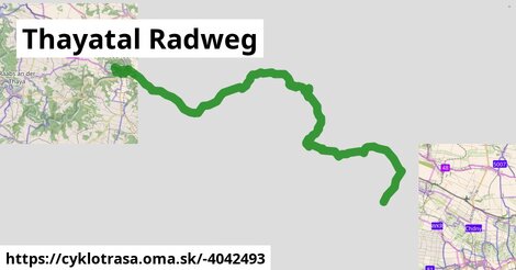 Thayatal Radweg