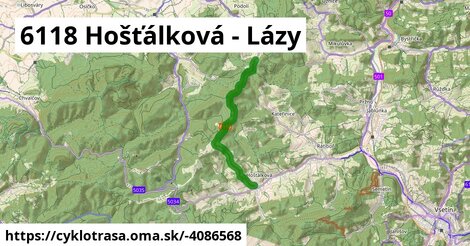 6118 Hošťálková - Lázy