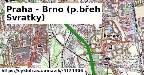 Praha - Brno (p.břeh Svratky)