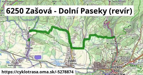 6250 Zašová - Dolní Paseky (revír)