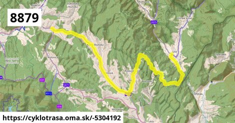 Ulič - Križovatka Ruská Volová - Kalná Roztoka (drev. kostolík) - Križovatka nad Stakčínom