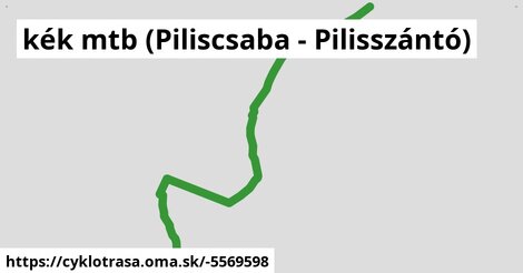kék mtb (Piliscsaba - Pilisszántó)