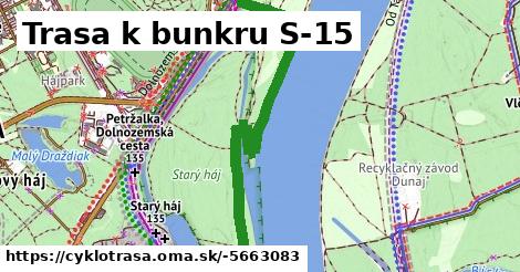 Trasa k bunkru S-15