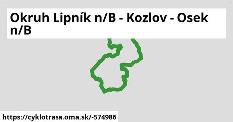 Okruh Lipník n/B - Kozlov - Osek n/B