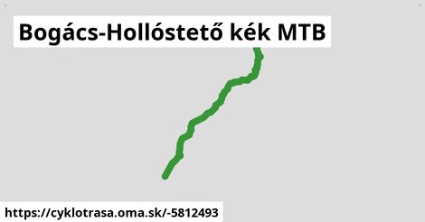 Bogács-Hollóstető kék MTB