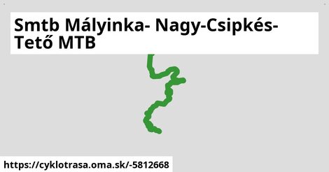 Smtb Mályinka- Nagy-Csipkés-Tető MTB