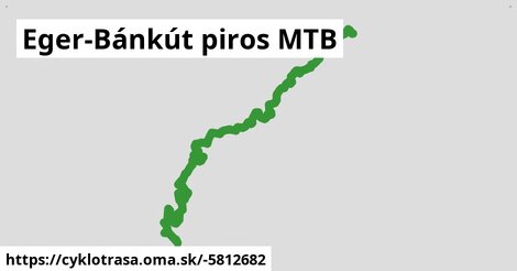 Eger-Bánkút piros MTB