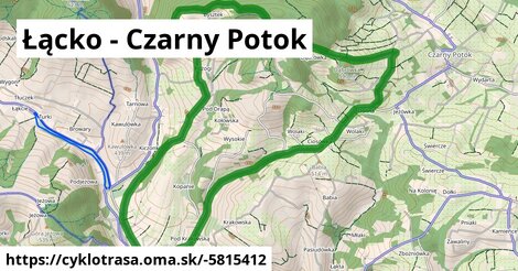 Łącko - Czarny Potok