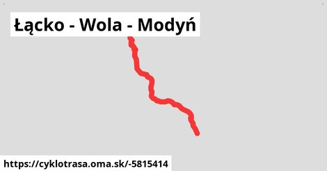 Łącko - Wola - Modyń