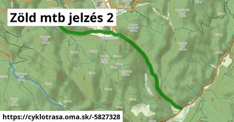 Zöld mtb jelzés 2