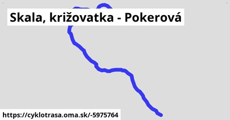 Skala, križovatka - Pokerová