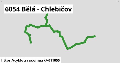 6054 Bělá - Chlebičov