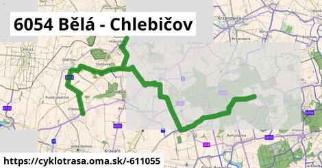 6054 Bělá - Chlebičov