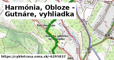 Harmónia, Obloze - Gutnáre, vyhliadka