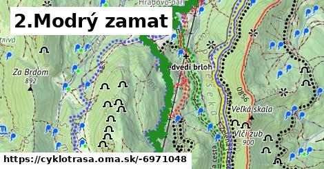 2.Modrý zamat