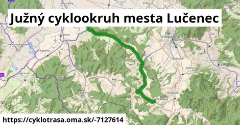 Južný cyklookruh mesta Lučenec