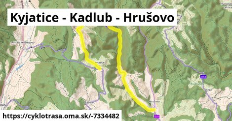 Kyjatice - Kadlub - Hrušovo
