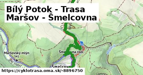Bílý Potok - Trasa Maršov - Šmelcovna