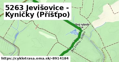 5263 Jevišovice - Kyničky (Příšťpo)