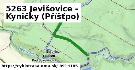 5263 Jevišovice - Kyničky (Příšťpo)