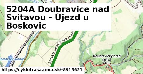 5204A Doubravice nad Svitavou - Újezd u Boskovic