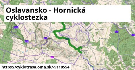 Oslavansko - Hornická cyklostezka