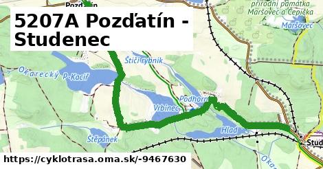 5207A Pozďatín - Studenec