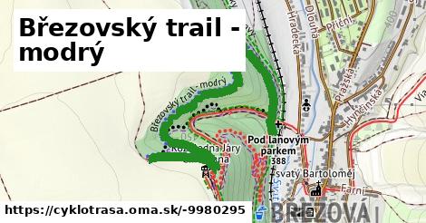 Březovský trail - modrý