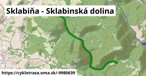 Sklabiňa - Sklabinská dolina