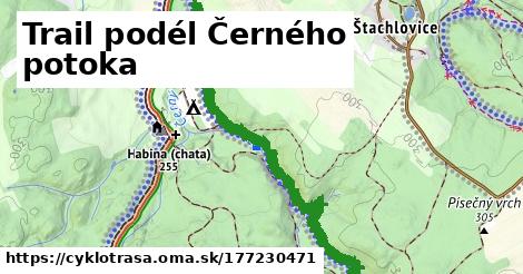 Trail podél Černého potoka