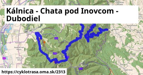 Kálnica - Chata pod Inovcom - Dubodiel