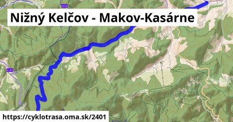 Nižný Kelčov - Makov-Kasárne