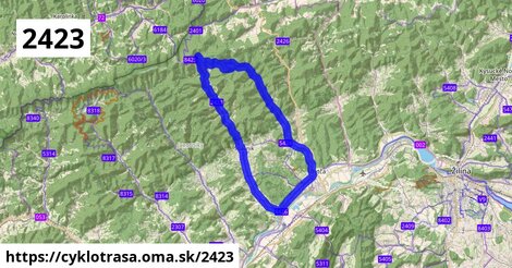 Petrovice - Ráztoky - Štiavnik - Hvozdnica - Bytča - Petrovice (cyklookruh)