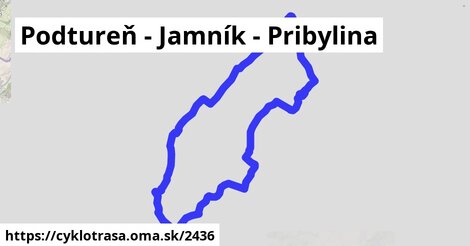 Podtureň - Jamník - Pribylina