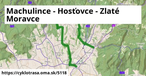 Machulince - Hosťovce - Zlaté Moravce