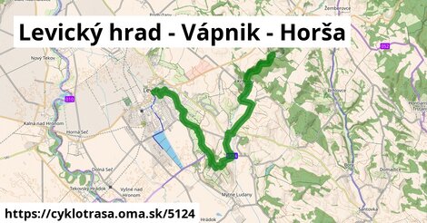 Levický hrad - Vápnik - Horša