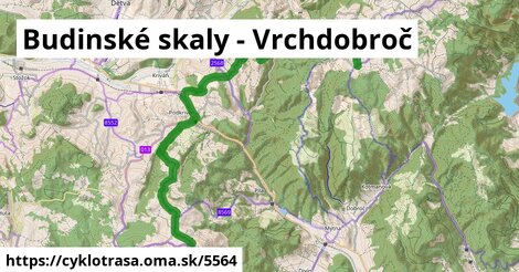 Budinské skaly - Vrchdobroč