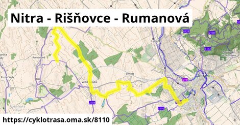 Nitra - Rišňovce - Rumanová